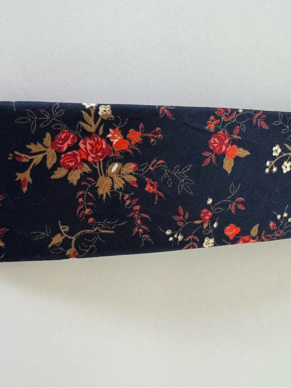 DAZI Men's Cotton Blue multi Floral Neck Tie NWT